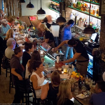 little drunken chef bar scene