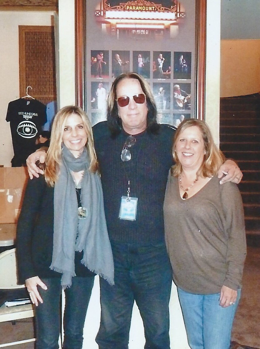 With Todd Rundgren at the Paramount