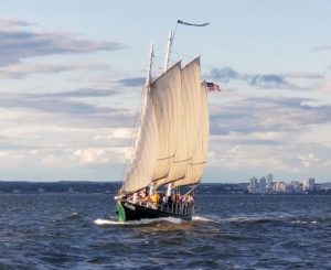 Schooner Soundwaters Sails on the Long Island Sound