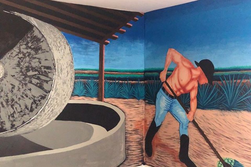 Is Casa Tequila Armonk a Keeper? Mexican Mural of a worker in the fields