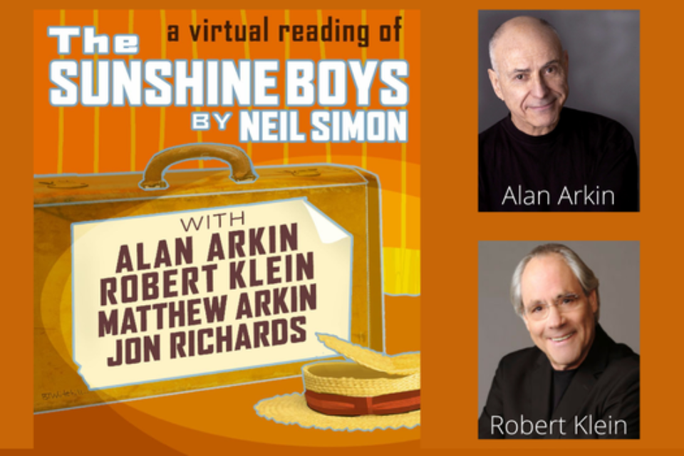 Alan Arkin Robert Klein in Schoolhouse Benefit
