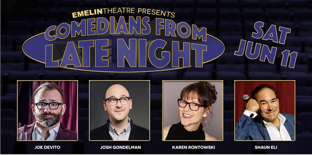 Comedians from Late Night at The Emelin Theatre