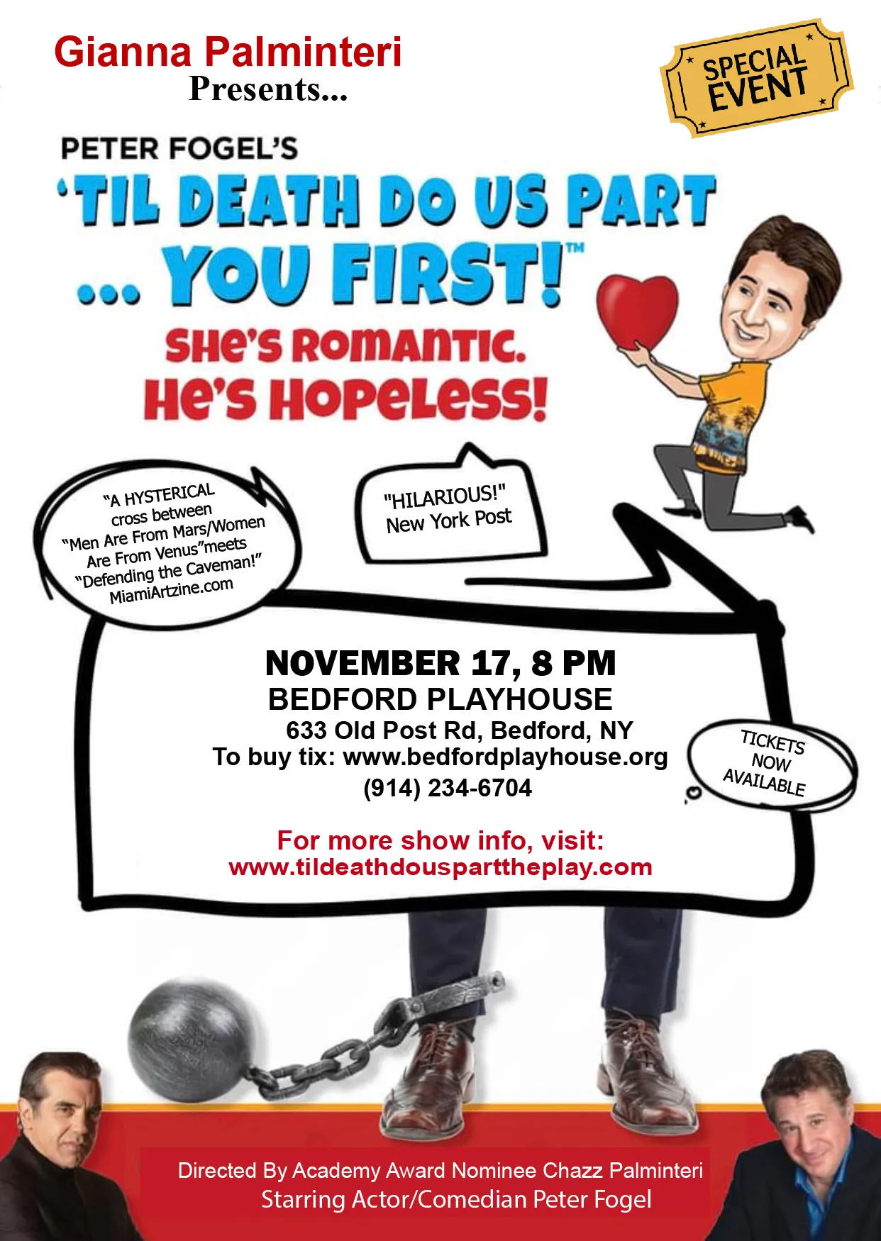 Bedford Playhouse: Til Death Do Us Part - You First!