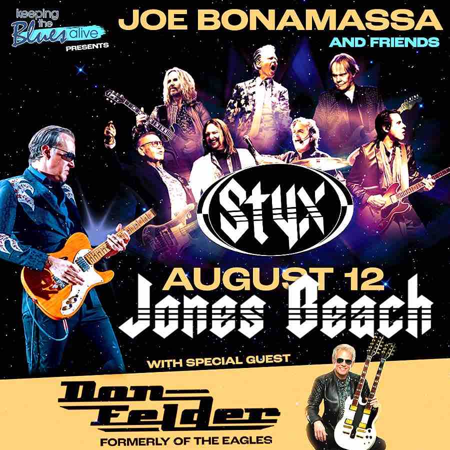 Jones Beach Theatre: Blues Alive - Styx, Joe Bonamassa, Don Felder