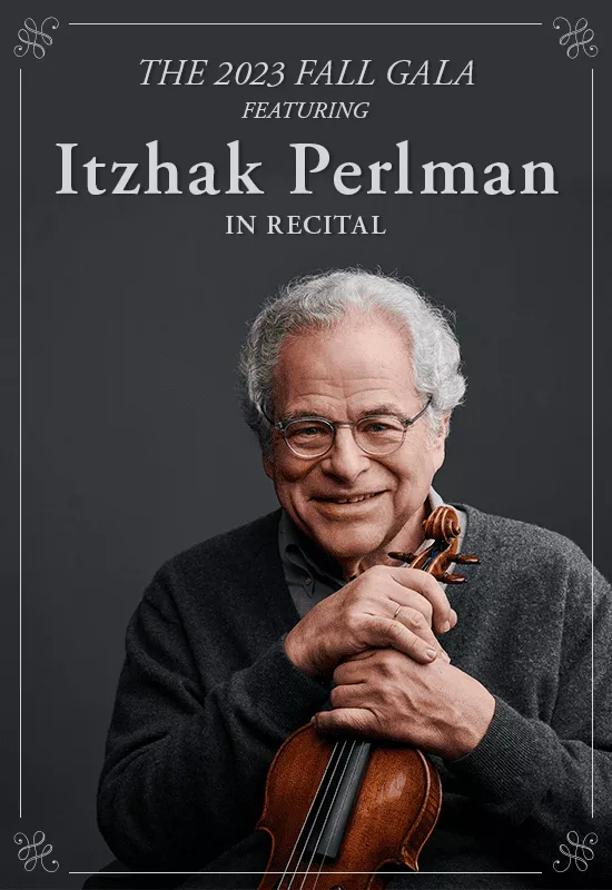 Ridgefield Playhouse's Fall Gala featuring Itzhak Perlman