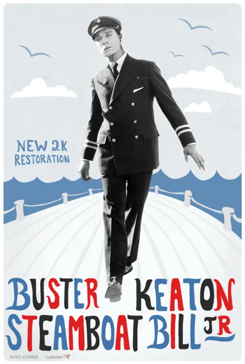 musician and historian Ben Model providing live piano accompaniment to the classic silent comedy Steamboat Bill, Jr. featuring the legendary Buster Keaton. This feature-length film contains some of Buster’s most famous stunts, all done without the aid of visual effects or body doubles. Recommended for ages 3 to 93.